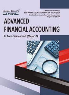 NEP Advanced Financial Accounting  - B.Com 2nd Semester (Major-2) 1 Edition
