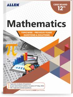 CBSE Maths Topicwise Solved papers from Previous Years for Class 12th by ALLEN