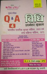 Q&A VIDHI Code Of Criminal procrdure-1973 BHARTIYA NAGRIK SURAKSHA SANHITA