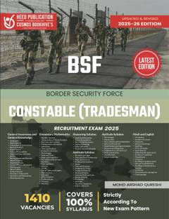 BSF Constable (Tradesman) Latest Edition Recuitment Exam English