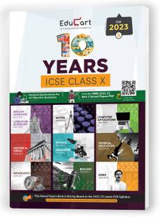Educart ICSE 10 Years Solved Papers Book for Class 10