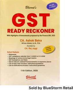 GST Ready Reckoner by CA. Ashok Batra - 11th Edition 2025