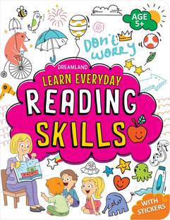 Learn Everyday Reading  - | Learn Everyday Series Educational Workbook with Phonics, Word Recognition, Sentences, Fun Reading Exercises, Colourful Pages, Answer Key and Sticker Sheets