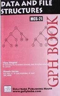MCS021 Data And File Structures (IGNOU Help book for MCS-021 in English Medium) - MCS-021 Data And File Structures 01 Edition (English, Paperback, Vijay Singhal)  - MCS-021 Data And File Structures 01 Edition