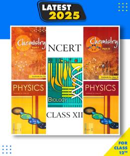 NCERT Science Books Syllabus PCB SET Physics Part 1 & 2 Chemstry and Biology Textbook CLASS 12 ENGLISH MEDIUM SCHOOL BOARD EXAMINATION INDIA HARDCOVER Paperback, K.MURALIDHAR|New Latest Edition For 2025-2026