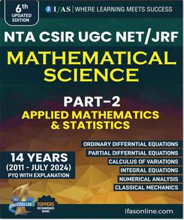 CSIR NET Mathematical Science Mathematics PYQ Book  - Applied & Statistics (2011-July 2024) Previous Year Questions with Detailed Solutions | Useful for NTA CSIR UGC NET, GATE, SET & NBHM