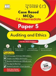 Case Based MCQs CA Intermediate Auditing and Ethics (Paper 5) Scanner | 2023 Syllabus | MCQ Bank