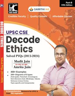 Decode Ethics | (Part B) Solved PYQs (2013-2024) | 5th Edition | Mudit Jain, Amrita Jain | Sarrthi IAS | KBC Nano (25-012)