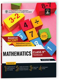 UP Board Class 9 MATHEMATICS Textbook 2024 (Based on Latest Pattern for 2024-25 Exam) English Medium