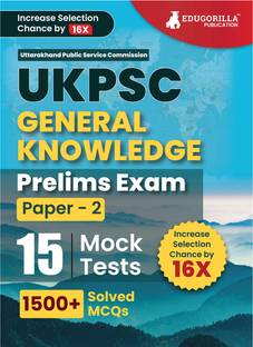 UKPSC Prelims Exam Paper 2  - General Knowledge Book 2024 (English Edition) 15 Full-length Mock Tests ( Solved 1500+ Questions)