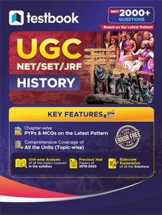 UGC NET/SET/JRF History Best 2000+ MCQs | English Medium