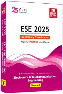 ESE 2025: Preliminary Exam: Electronics and Telecom. Engineering Objective Solved Paper Vol-1