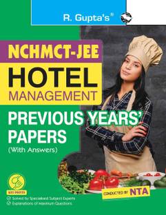 NCHMCT-JEE : Hotel Management - Previous Years' Papers (with Answers)