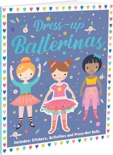 Sticker Dress-Up Book - Create Your Own Sticker Outfits for these Beautiful Ballerinas [Paperback]