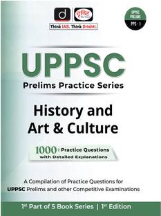 Drishti IAS UPPSC Prelims History And Art And Culture | Itihas Evam Kala Evam sanskriti In English | Uttar Pradesh Exam Books