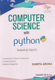 Computer Science with Python for Class 12 with 2 Disc