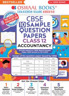 Oswaal CBSE Sample Question Papers Class 12 Accountancy for 2023 Board Exam (based on the latest CISCE/ICSE Specimen Paper)