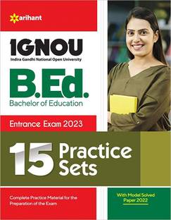 15 Practice Sets IGNOU B.ed Entrance Exam 2023