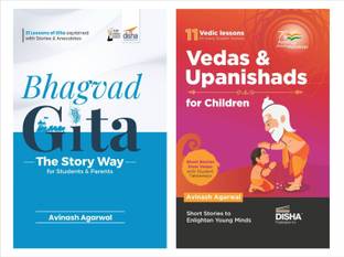 Combo - Bhagvad Gita, Vedas and Upanishads for Children - the Story Way for Students & Parents Engaging Stories to Enlighten Students