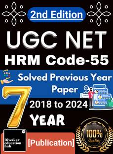 UGC NET Labour Welfare/ HRM Code -55 Book 2025 Solved Previous Year Question Paper PYQ Book Year 2018 to 2024 With Solution [7 year]