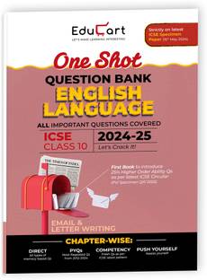 (OLD) Educart ICSE Class 10 English Language One Shot Question Bank 2025 for 2024-25 Exam