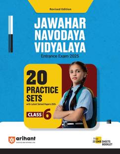 (Old Edition) Arihant Jawahar Navodaya Vidyalaya Entrnace Exam 2025 20 Practice Sets for class 6 With Latest Solved Paper 2024