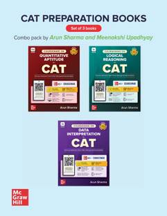 Arun Sharma CAT Bundle/Combo - Quantitative Aptitude(Quant) + Logical Reasoning(LR) + Data Interpretation(DI) for CAT 2025-26 Exam | Latest edition 2025-26 | SET of 3 books