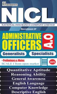 NICL Administrative Officers AO 2025-2026 Generalists (Preliminary and Mains) Specialists (Preliminary) Set of 7 Books  - NICL AO Exam Books 2025