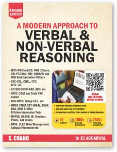 A Modern Approach to Verbal & Non-Verbal Reasoning (Revised Edition 2025) | 47 Videos | 1000+ Solved Examples | 7500+ Practice Questions | SSC CGL CHSL, IBPS, Bank SBI PO Clerk, Railway CAT, MAT, Police, UPSC Exam Book