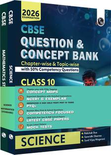 PW CBSE Question Bank (QCB) Class 10 Science and Maths (Std) Combo of 2 Books