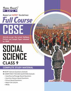 Social Science Class 9  - Latest Edition for Board Examinations 2025-26 | Complete Study Course | Syllabus According to CBSE and NCERT Guidelines