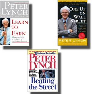 Peter Lynch Books Combo( Best Selling Trading Comobo)Learn to Earrn, Upon Wall & Beating Street