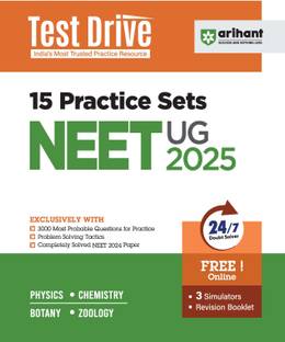 (OldEditon)Arihant
TestDrive15PracticeSetsNEETUG2025