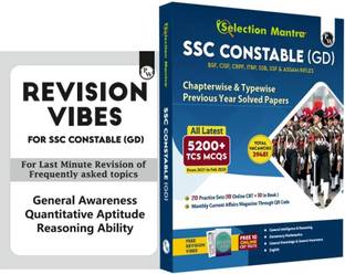 PW Selection Mantra for SSC Constable GD Exam 2025 Chapterwise and Typewise PYQs Till 2024 l GK, Reasoning, English and Elementary Maths) with 20 Practice Sets | Revision Vibes