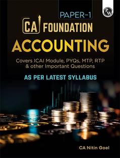 (Old Edition) PW CA Foundation Accounting Paper 1 By CA Nitin Goel l Including PYQ, MTP, RTP and All Important Questions Latest Syllabus For 2024 Exam