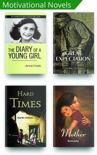 Best Motivational Books In English, This Set Of 4 Books Includes, The Diary Of Young Girl Anne Frank Plus Great Expectations By Charles Dickens Plus Hard Times By Charles Dickens Plus The Mother Book  - Best Motivational Books In English, This Set Of 4 Books Includes, The Diary Of Young Girl Anne Frank Plus Great Expectations By Charles Dickens Plus Hard Times By Charles Dickens Plus The Mother Book (Paperback, Anne Frank, Charles Dickens, Maxim Gorky) with 1 Disc