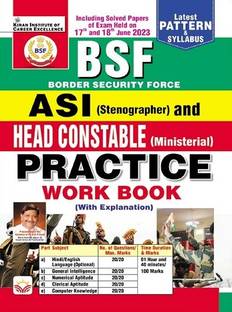 Bsf Asi Head Constable Ministerial Practice Work Book 17 June 18 June 2023 Solved Papers Included (English Medium)(4983)