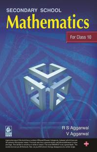 Secondary School Mathematics for Class 10 - R.S. Aggarwal - CBSE - Examination 2024-25  - MATHS with 1 Disc