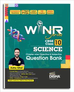 WINR Series CBSE Class 10 Science Chapter-wise Objective & Subjective Question Bank | New Syllabus | For 2026 Exam | NCERT, Exemplar, PYQs & SQP | Fully Solved | Competency (CFPQ) Questions