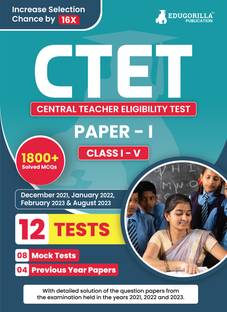 CTET Paper 1 Book  - 2024 Primary Teachers Class 1-5 (English Edition) - 8 Full Length Mock Tests and 4 Previous Year Papers (1800 Solved Questions) with Free Access to Online Tests