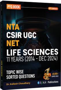 CSIR NET Life science PYQ Book | Previous Year Solved Papers  - (2014- Dec 2024) Book | Last 11 Years Questions with Answer Key | Best Life Science PYQ Book for NTA CSIR UGC NET/JRF, GATE, DBT, ICMR Exams in India | Published by Two Brothers Publications