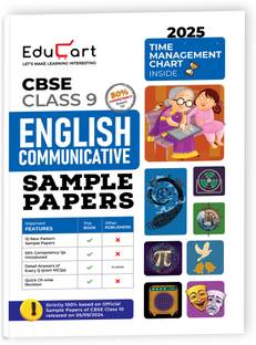 Educart CBSE English Communicative Class 9 Sample Papers for 2024-25 (Introducing Revision Maps) 2025