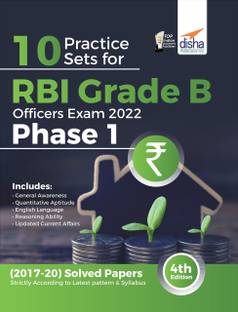 10 Practice Sets for RBI Grade B Officers Exam 2022 Phase 1 - 4th Edition