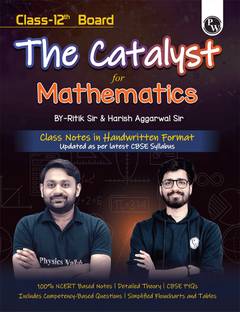 PW Class 12 Board The Catalyst For Maths Practice Qs Booklet By Ritik Sir & Harish Sir