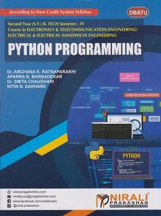 PYTHON PROGRAMMING - DBATU (Second Year SY B.Tech Semester 4, Electronics & Telecommunication Engineering / Electrical and Electrical (Sandwich))