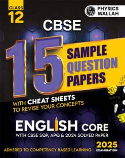 15 Sample Question Papers English Core for 2025 Exam Class 12