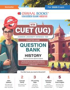Oswaal NTA CUET (UG) Chapterwise Question Bank History (For 2025 Exam)