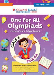 One for All Olympiads Previous Years' Solved Paper Class 3 English For 2025 Exam
