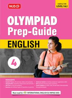 MTG Olympiad Prep-Guide Class 4 English (IEO) - Detailed Theory, Self Test with IEO Topicwise Previous Year Question Paper For SOF 2024-25 Exam
