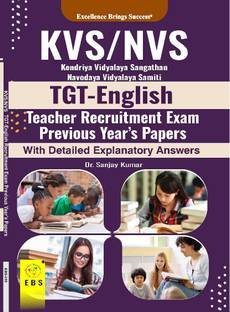 KVS/NVS TGT English Teacher Recruitment Exam Previous Year's Papers With Detailed Explanatory Answers  - KVS/NVS TGT English Recruitment Exam